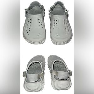Croc Echo, Juniors Size 3 - Color Atmosphere (light grey)